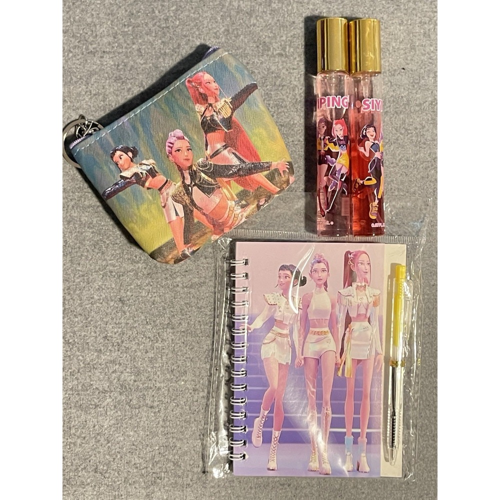 K-Pop Performance Bundle | Coin Purse, Notebook & Perfume Collection